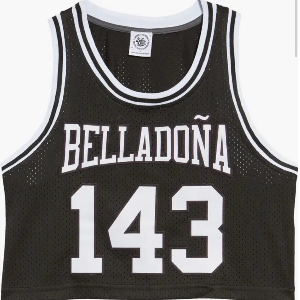 BabyGirl Crop Mesh Jersey